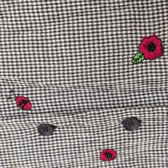 LINDOR GINGHAM BUTTON DOWN SHIRT SIZE 10 - Picture 3 of 6